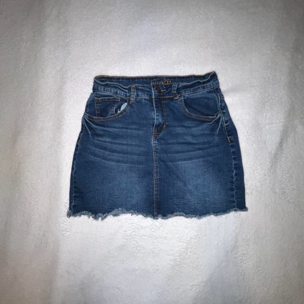 DENIM JEAN SKIRT